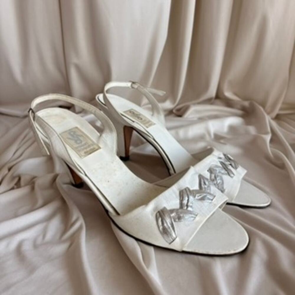 Ramono Romagnoli Bologna White Leather Sandals - Made in Italy, US 9